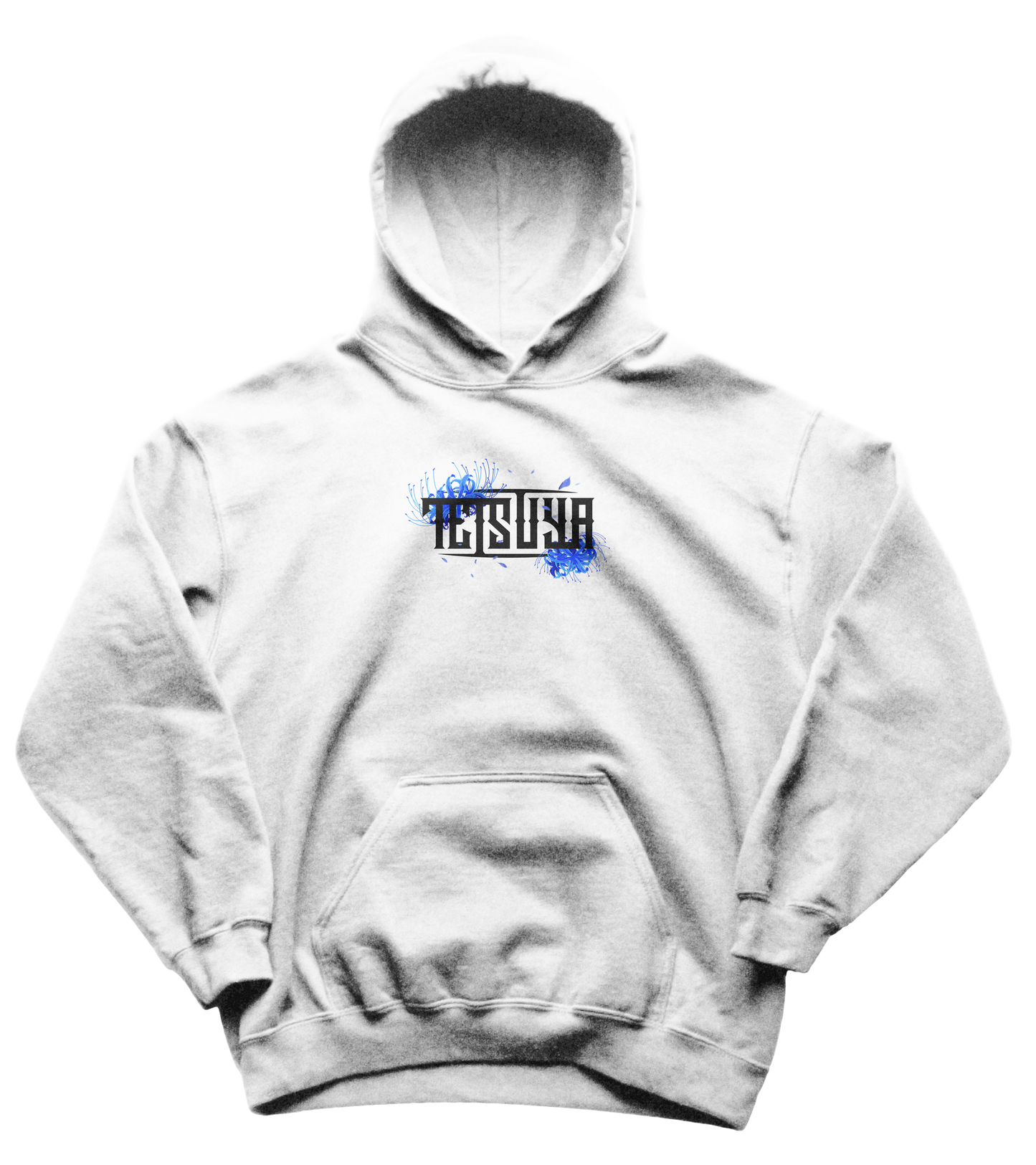 Blue Spider Lily - Hoodie (white)