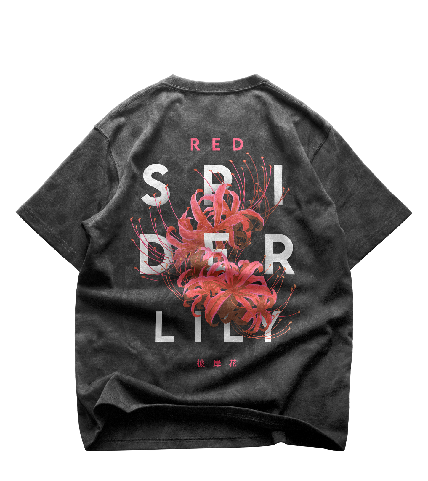 Red Spider Lily - Oversized T-Shirt (washed)