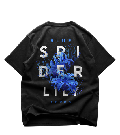 Blue Spider Lily - Oversized T-Shirt