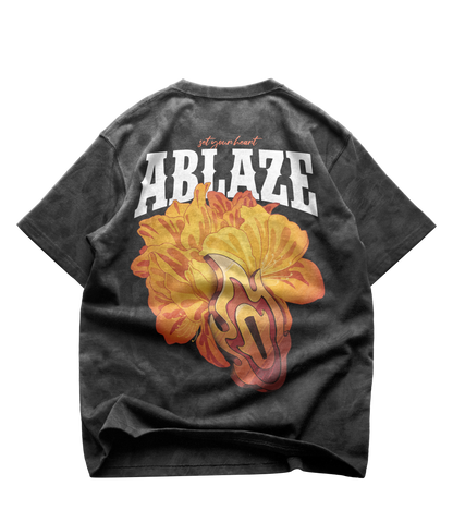 Set your heart ablaze - Oversized T-Shirt (washed)