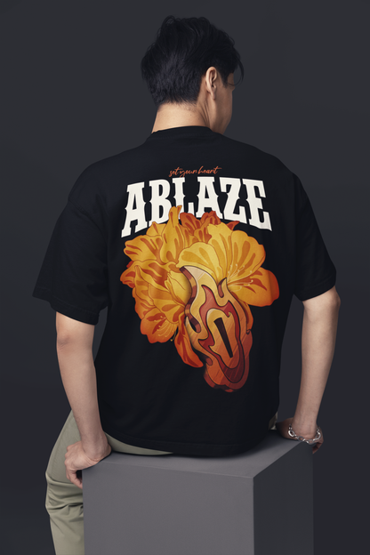 Set your heart ablaze - Oversized T-Shirt