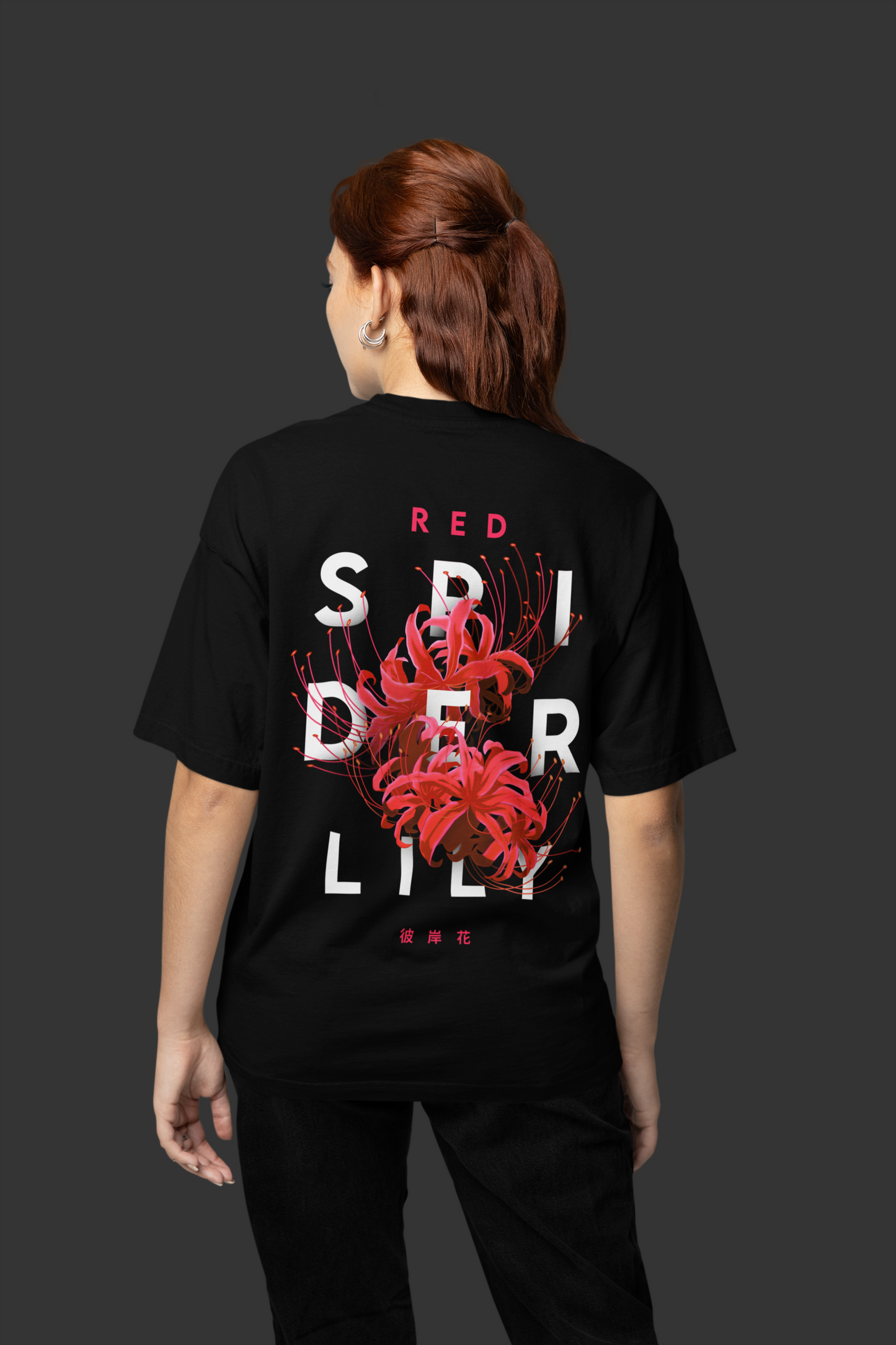 Red Spider Lily - Oversized T-Shirt